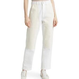 Madewell The Perfect Vintage Straight Two Tone High Rise Jeans US Women's 29 New